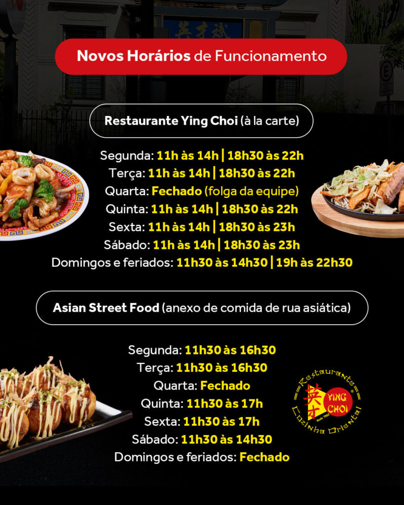 Ying Choi Comida Chinesa Restaurante Chines São José do Rio Preto
