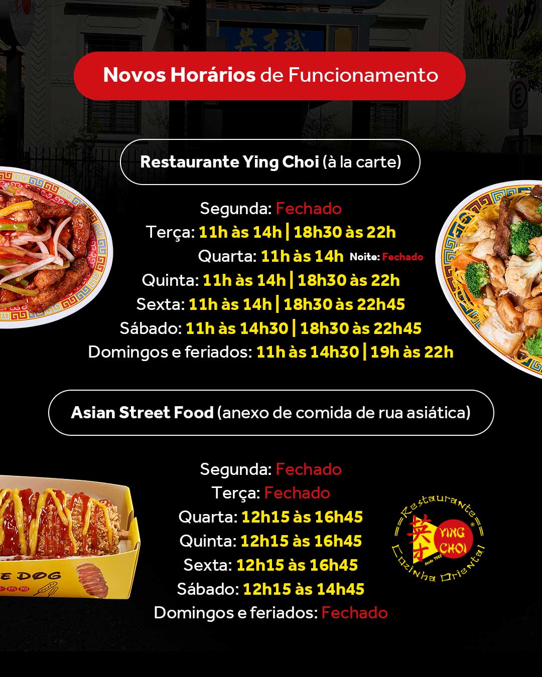 Ying Choi Comida Chinesa Restaurante Chines São José do Rio Preto